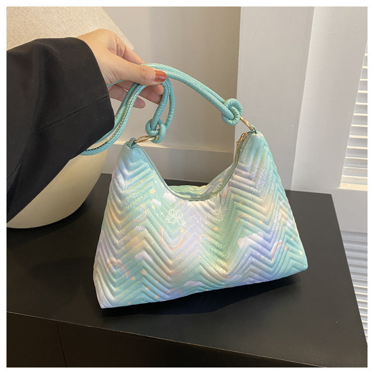 Gepolsterte Hobo-Tasche