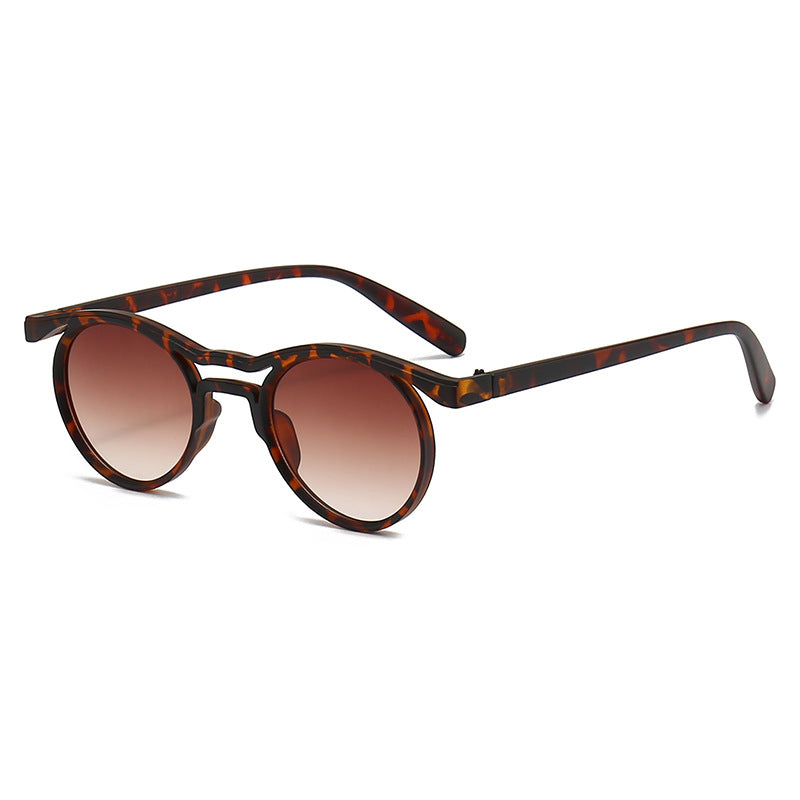 Damen modische runde Sonnenbrille mit UV-Schutz Brehn