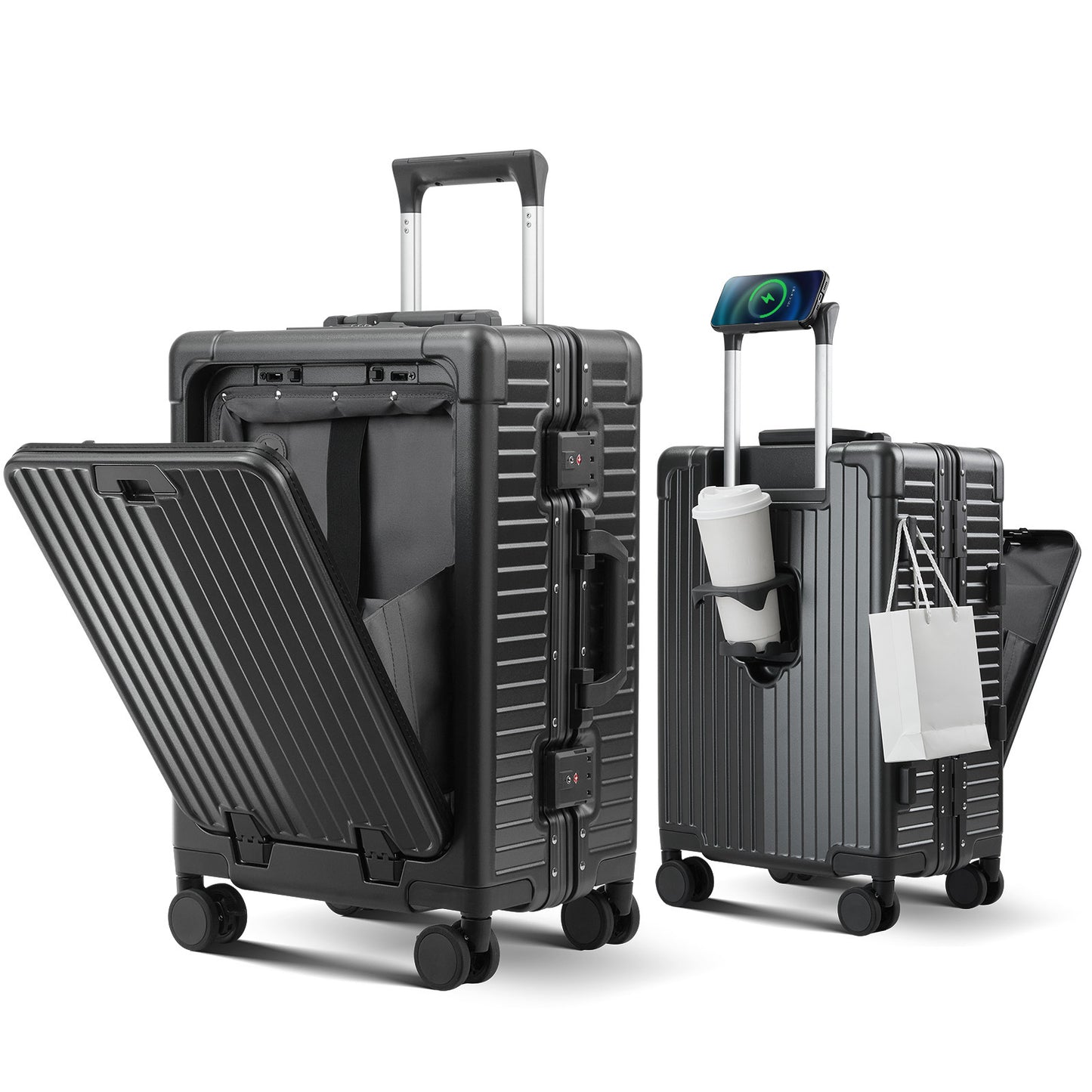 Unisex Smart Hartschalen Reisekoffer Brehn