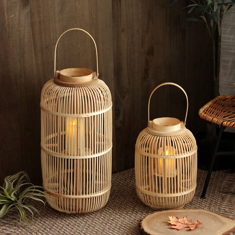 Langanhaltende Rattan-Laterne Brehn