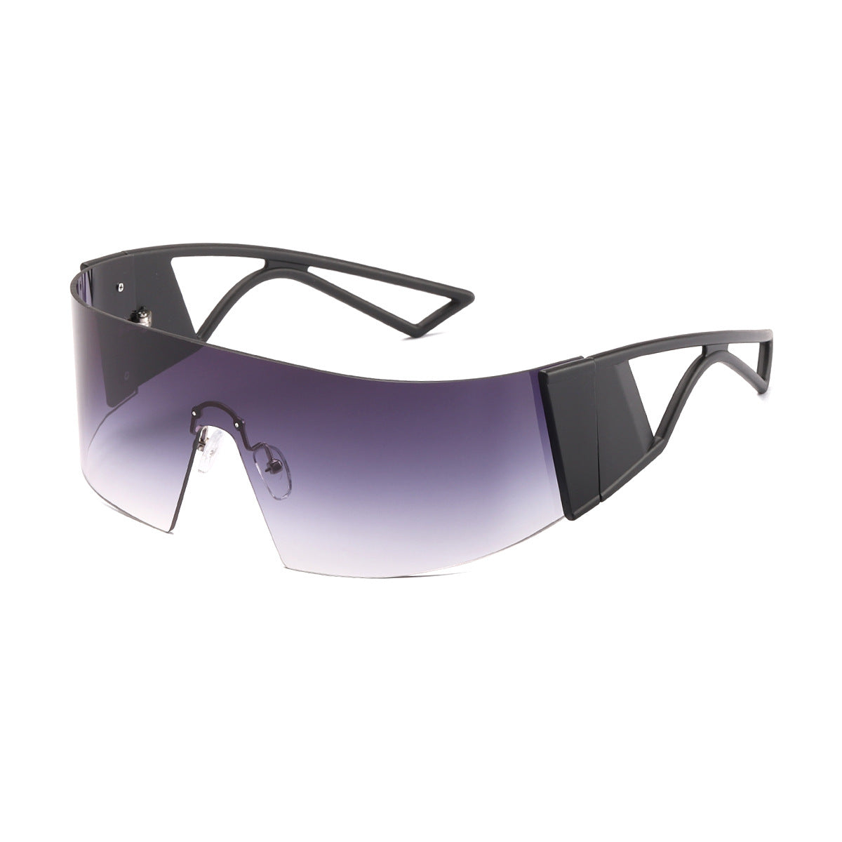 Damen sportliche Sonnenbrille im futuristischen Design Brehn