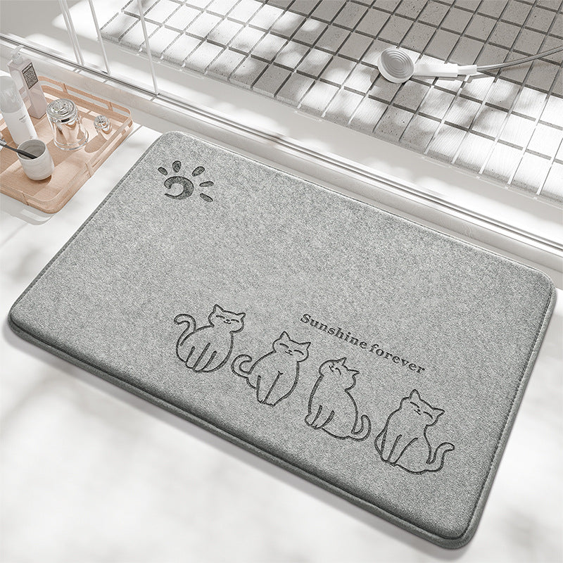 Verspieltes Bunny Design Badematte Brehn