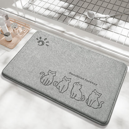 Verspieltes Bunny Design Badematte Brehn