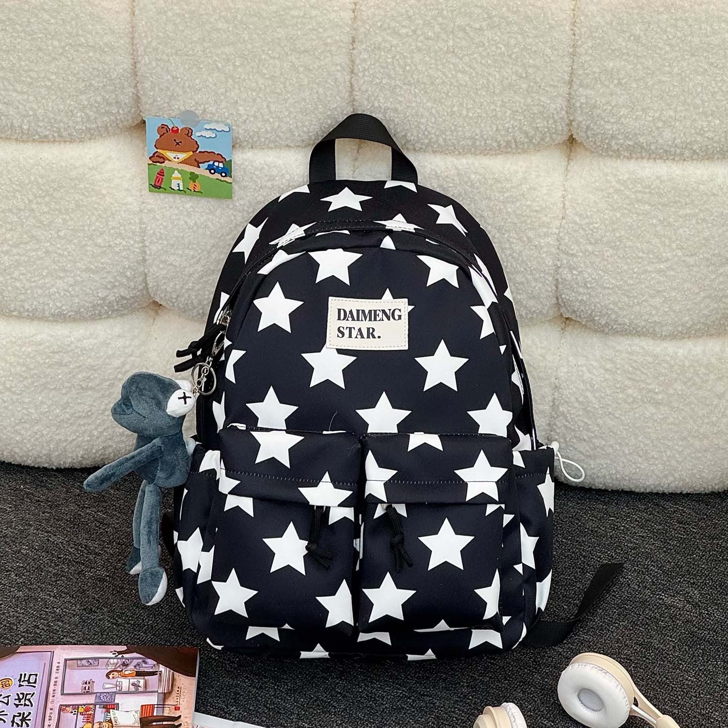 Stylische Sternmuster-Rucksack