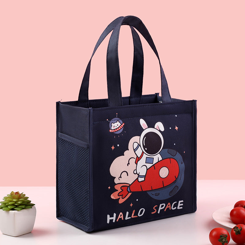 Kinder Isolierte Cartoon Lunch Tasche Brehn