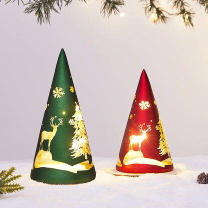 Dekorative LED Weihnachtsbaumlaterne