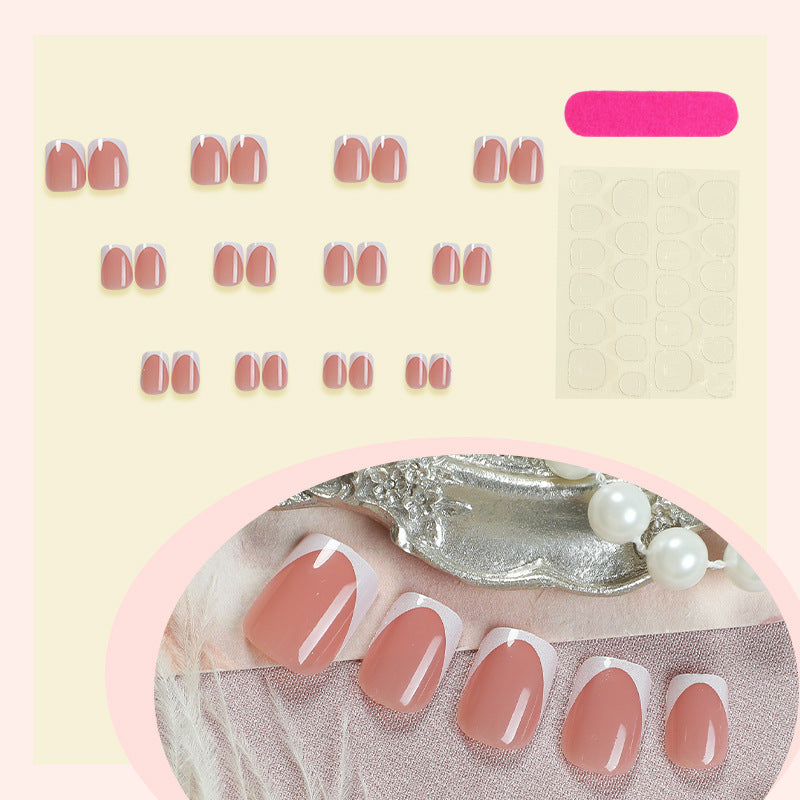 Premium Gel Press-On Nail Set mit Glänzender Oberfläche Brehn