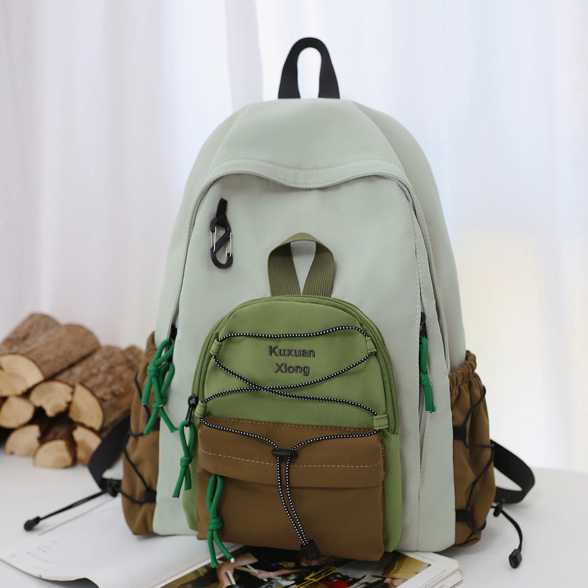 Stylischer Multi-Taschen-Rucksack Brehn