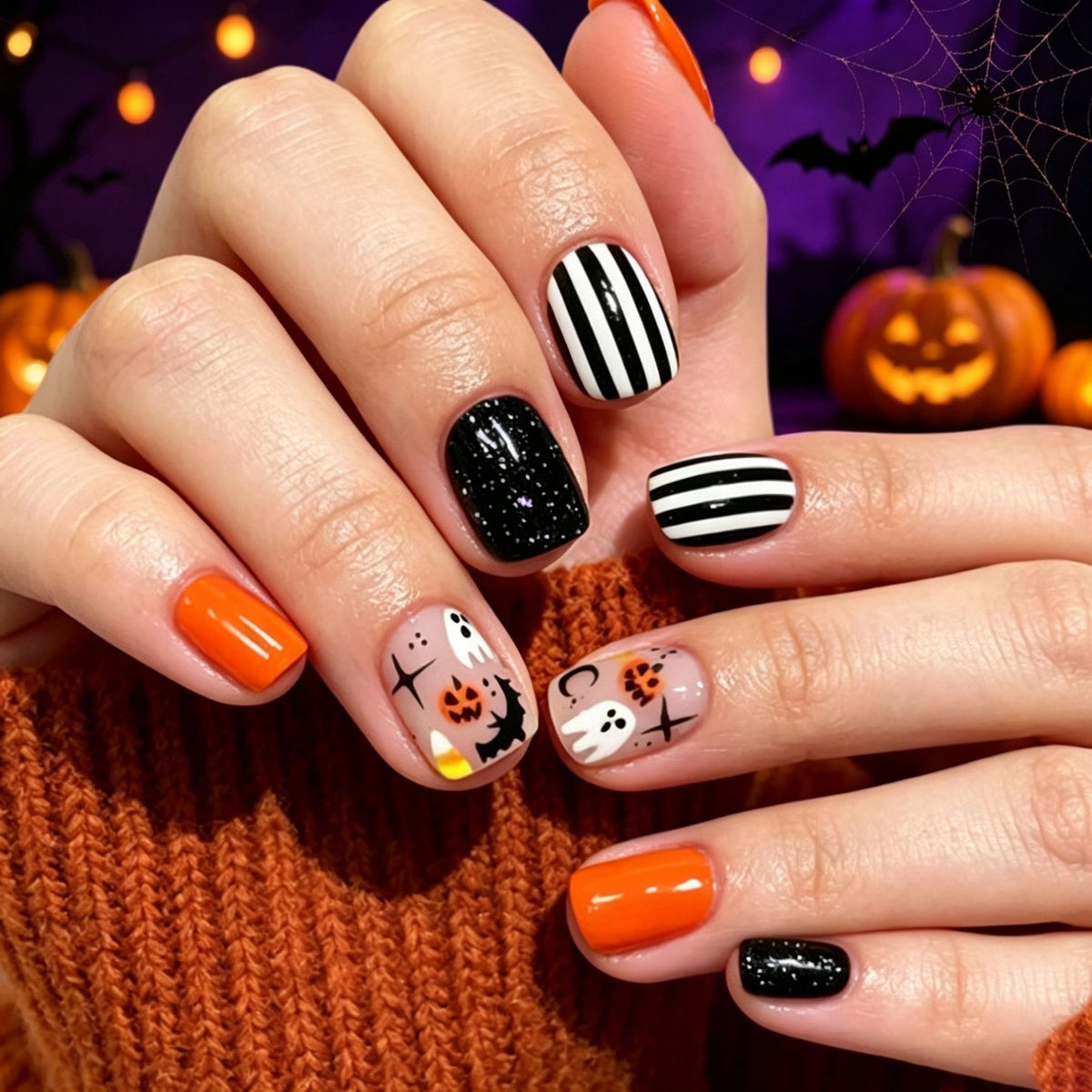 Themenorientiertes Halloween Nagelkunst Set Brehn