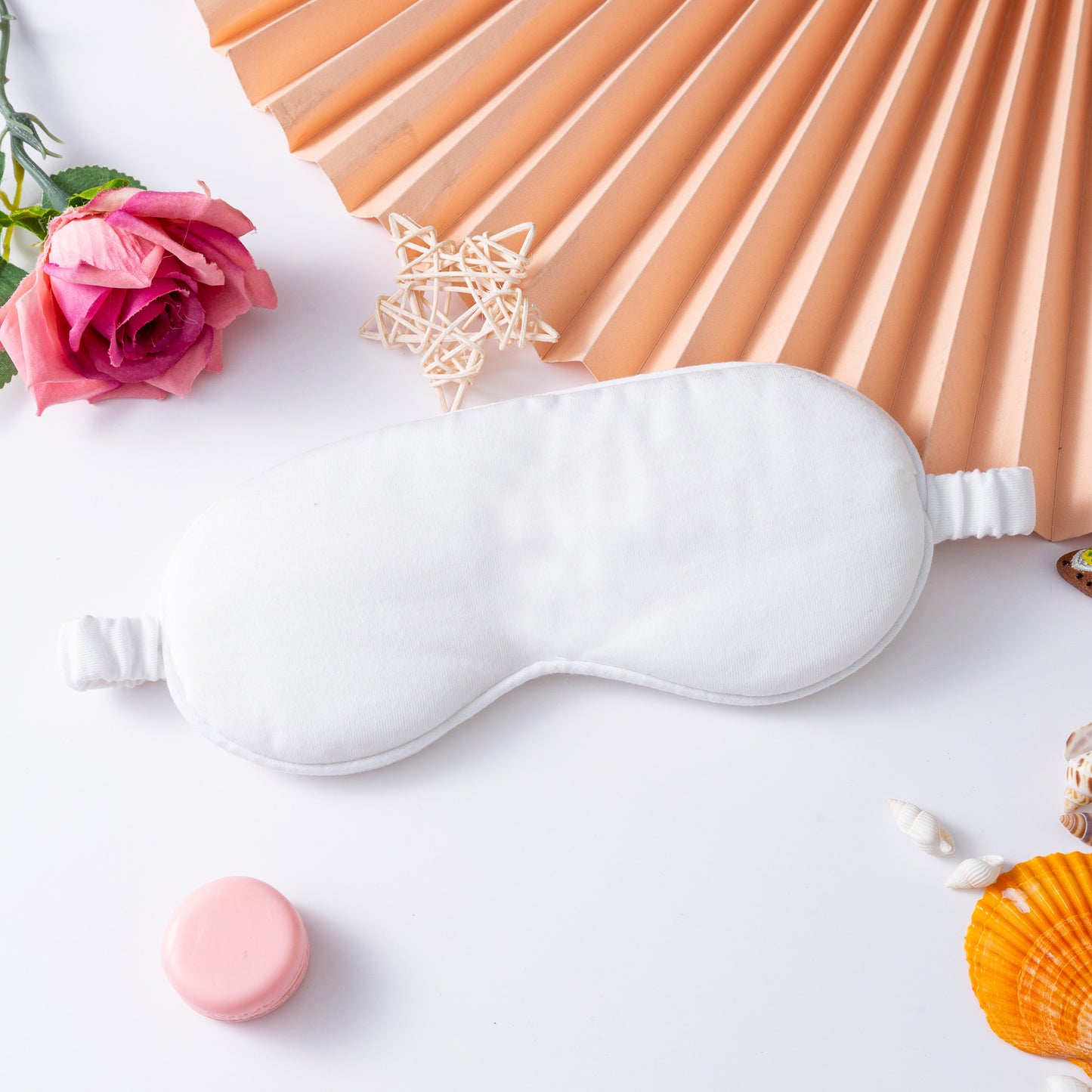 Damen nan leichte Baumwoll Schlafmaske mit ergonomischer Polsterung und elastischem Komfortband Brehn