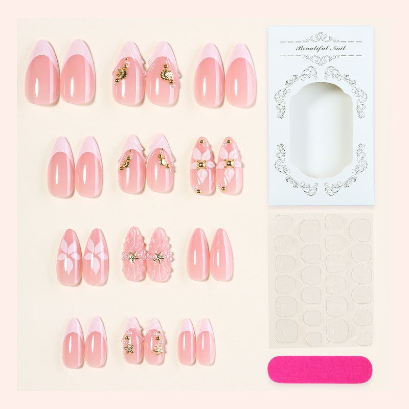 Premium Dekorative Press-On Nagelset Brehn