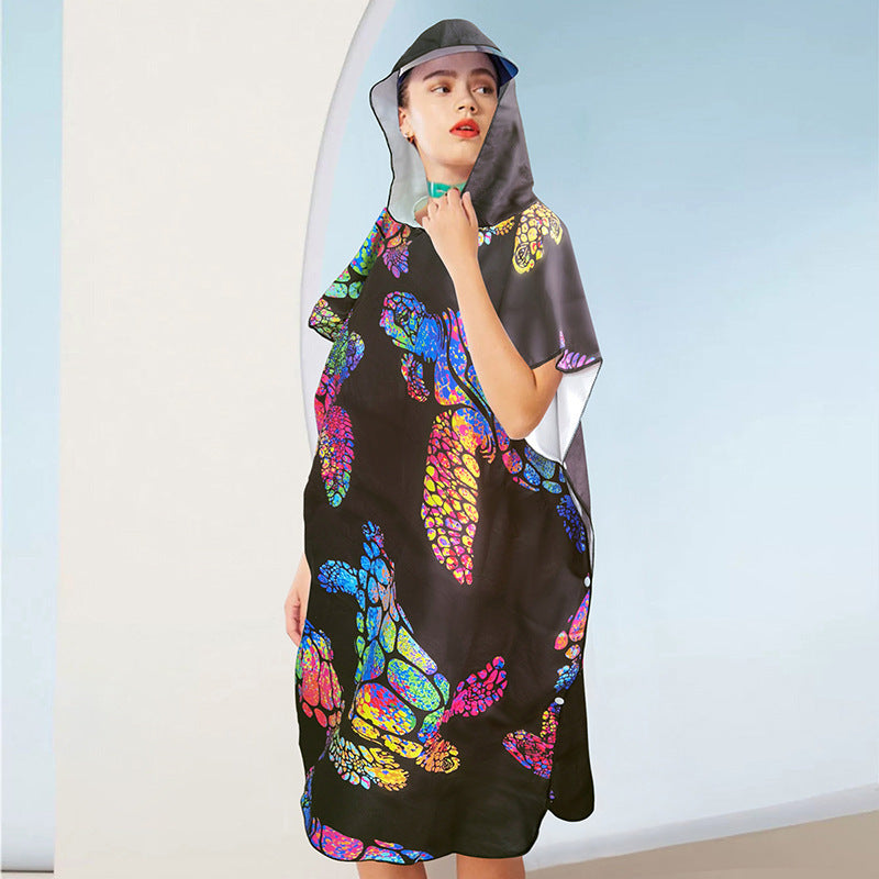 Strandkleid mit tropischem Druck Brehn