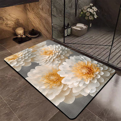 Elegant Floral Design Bereich Matte