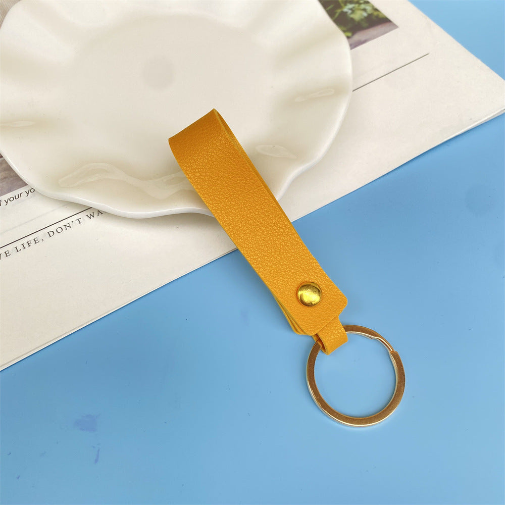 Stilvolles Leder Schlüsselanhänger Brehn