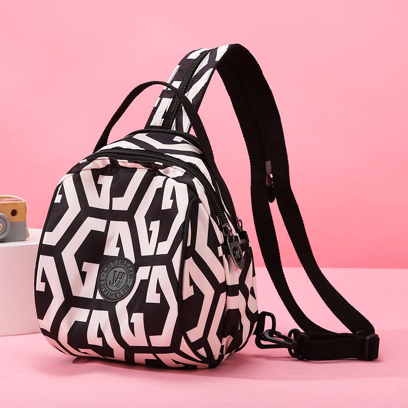 Geometrisch gemusterter Rucksack Brehn