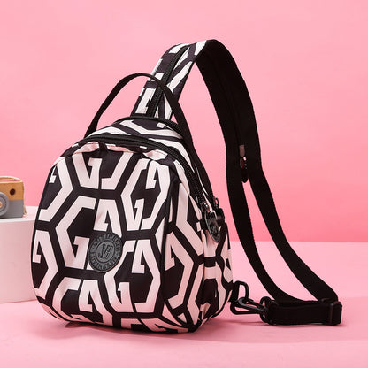 Geometrisch gemusterter Rucksack Brehn