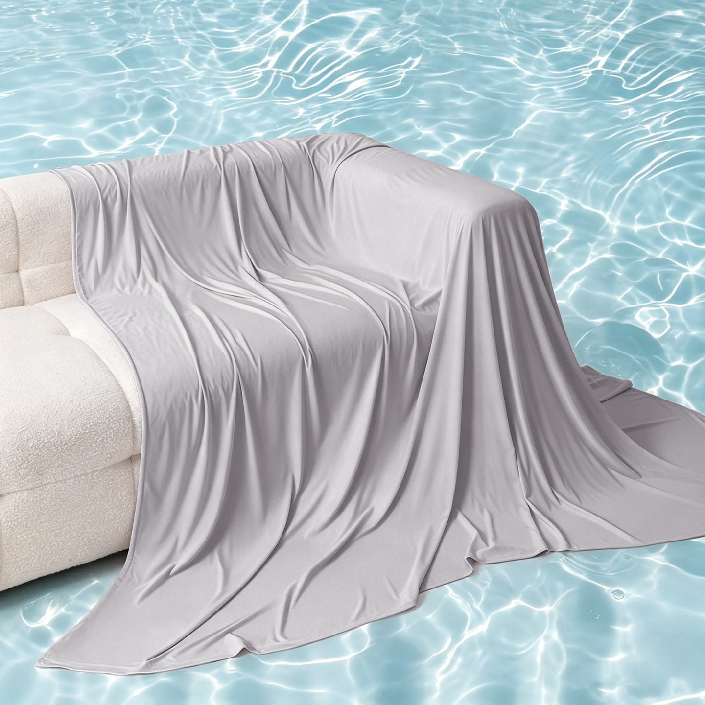 Unisex nan extraweiche Stretch Sofadecke aus Microfaser als vielseitiger Sofaüberwurf Brehn