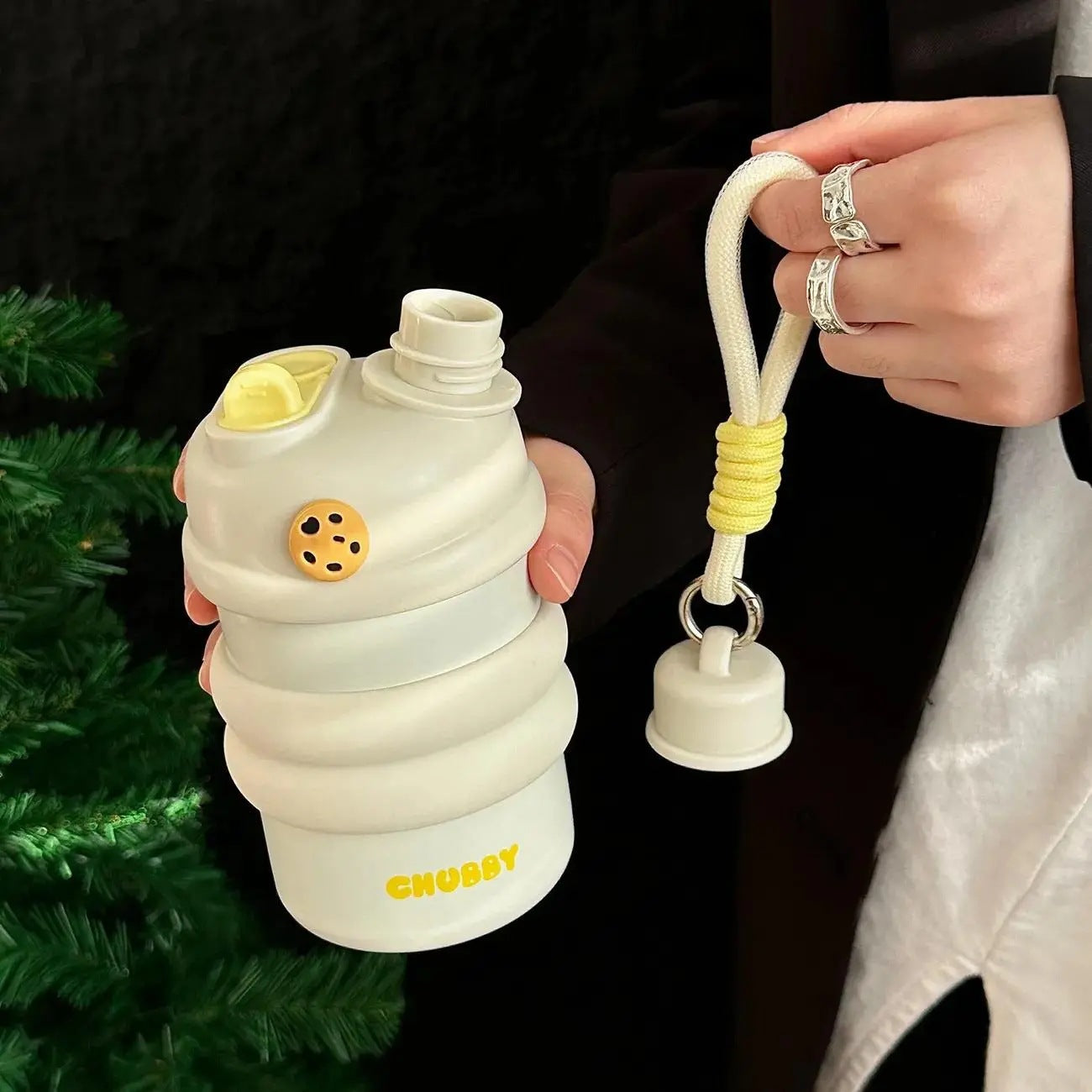 Damen Sportliche Edelstahl-Wasserflasche Brehn