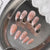 Elegantes florales Kunst-Press-On-Nagelset Brehn