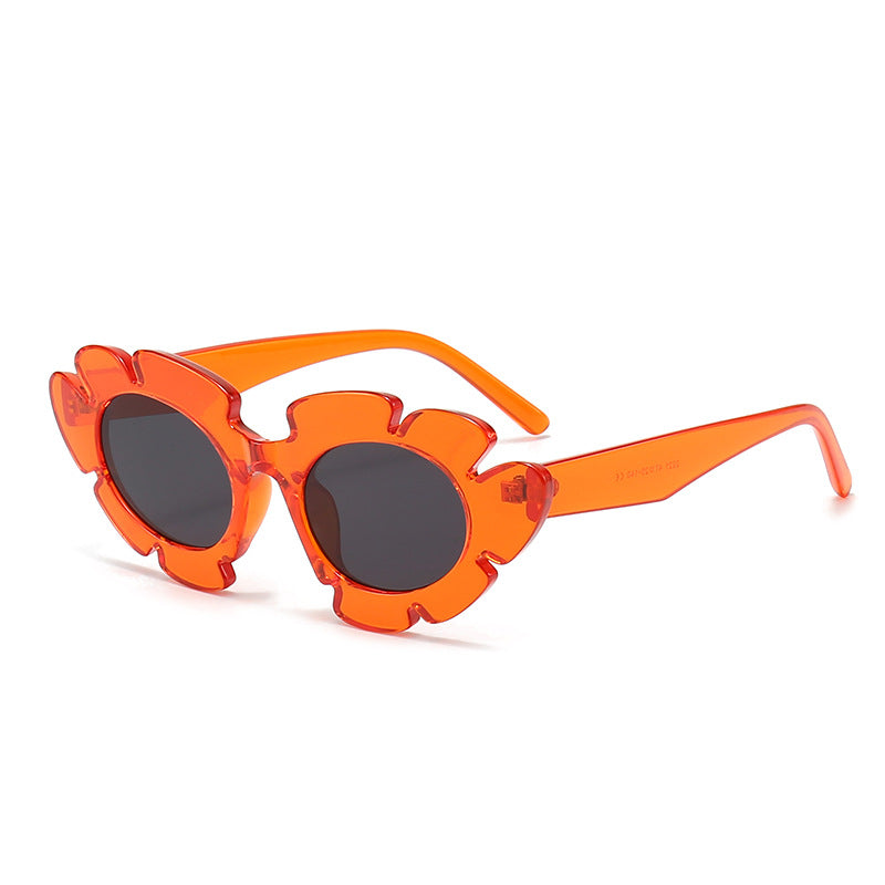 Damen Blütenförmige Sonnenbrille mit hochwertigem UV-Schutz Brehn