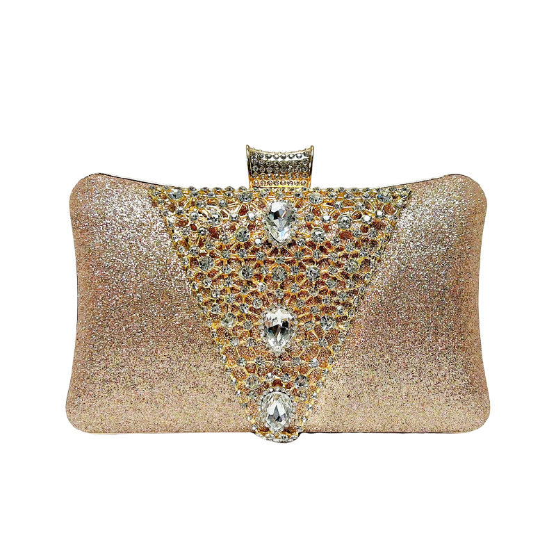 Glamouröse Strass-besetzte Abendtasche
