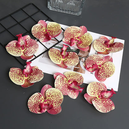 Dekoratives Orchideenblatt für die Wohnkultur展示