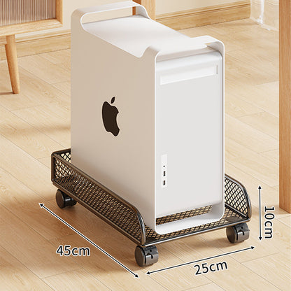 Rolling Mesh CPU Tower Stand mit verriegelbaren Rollen
