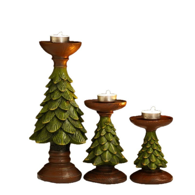 Dekorative Kerzenhalter mit Tannenbaum-Design Brehn
