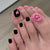 Kreatives Nagelkunst Set mit Herzmustern Brehn