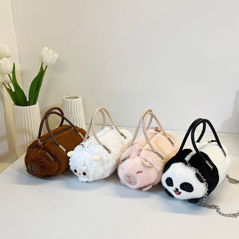 Plüsch Handtasche mit Tierischem Design Brehn