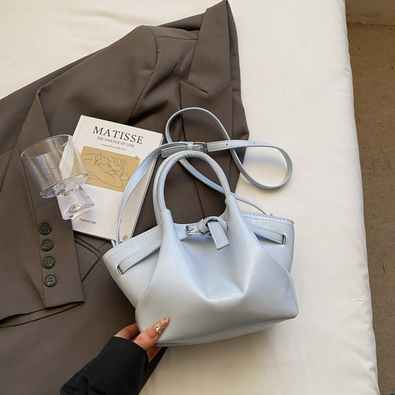 Strukturierte Mini-Handtasche