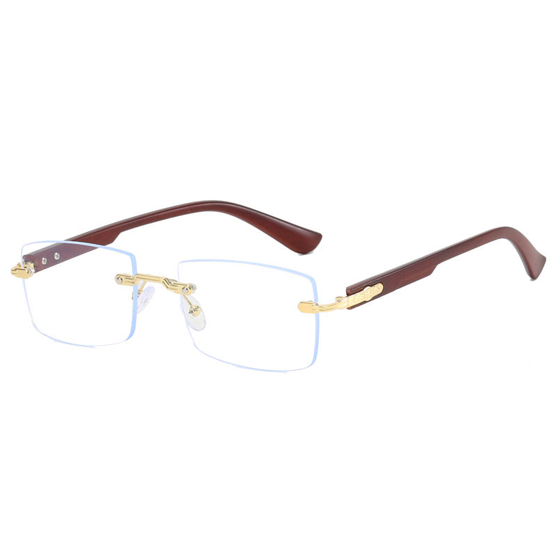 Damen modische quadratische Sonnenbrille mit exquisitem goldenen Rahmen Brehn