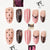 Elegante von Spitze inspirierte Presse-Nagel-Set Brehn