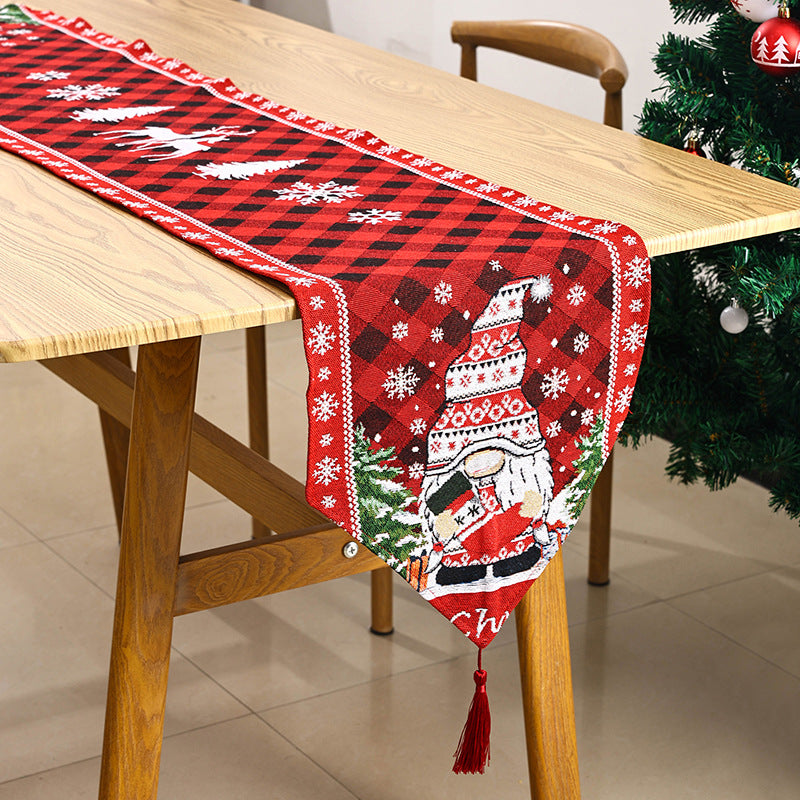 Festliche Tischdecke mit Weihnachtsmotiv Brehn