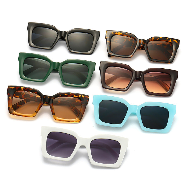 Damen Modische Sonnenbrille im markanten Schildkrötendesign Brehn