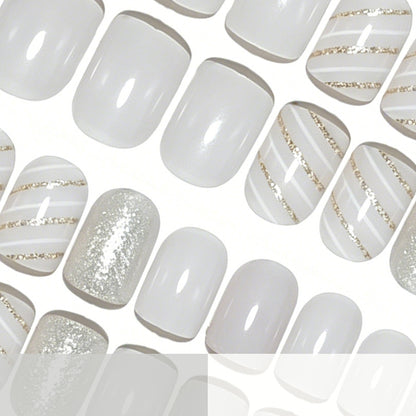 Elegante Glitzer-Nagelkunstverzierungen Brehn