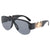 Damen große Sonnenbrille mit luxuriösem Randdesign Brehn