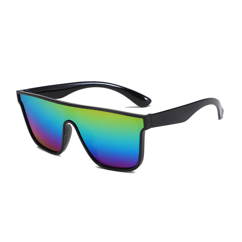 Damen Sportliche Sonnenbrille mit breitem Rahmen und polarisierenden Gläsern Brehn