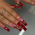 Elegante Stiletto Nagelkunst Brehn