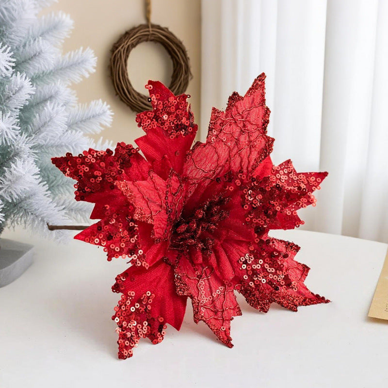 Glamouröse Weihnachtsblüten-Dekoration Brehn