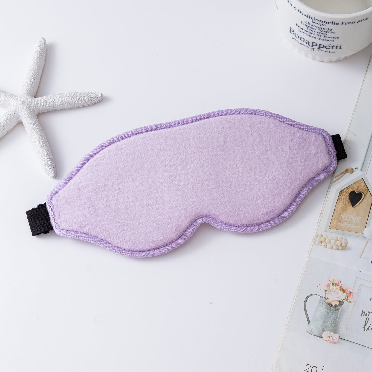 Unisex nan ergonomische Schlafmaske mit dreidimensionaler Kontur und verstellbarem Gummiband Brehn