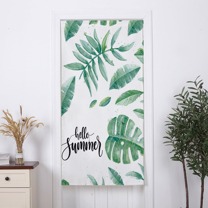 Dekorativer Aquarell Pflanzen Wandteppich