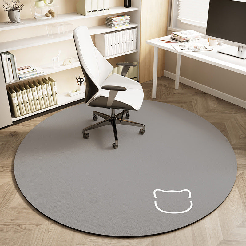 Runde Büromatte