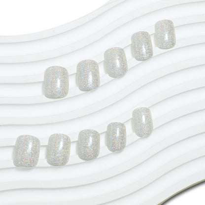 Glitzernde Press-On-Nagelspitzen Brehn
