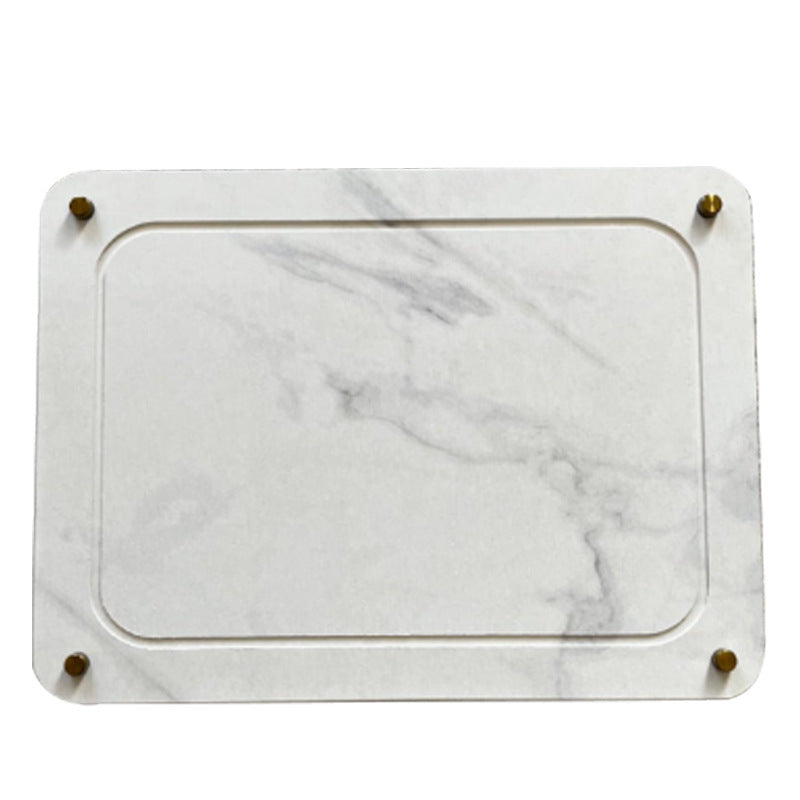 Elegante Marmor Servierplatte