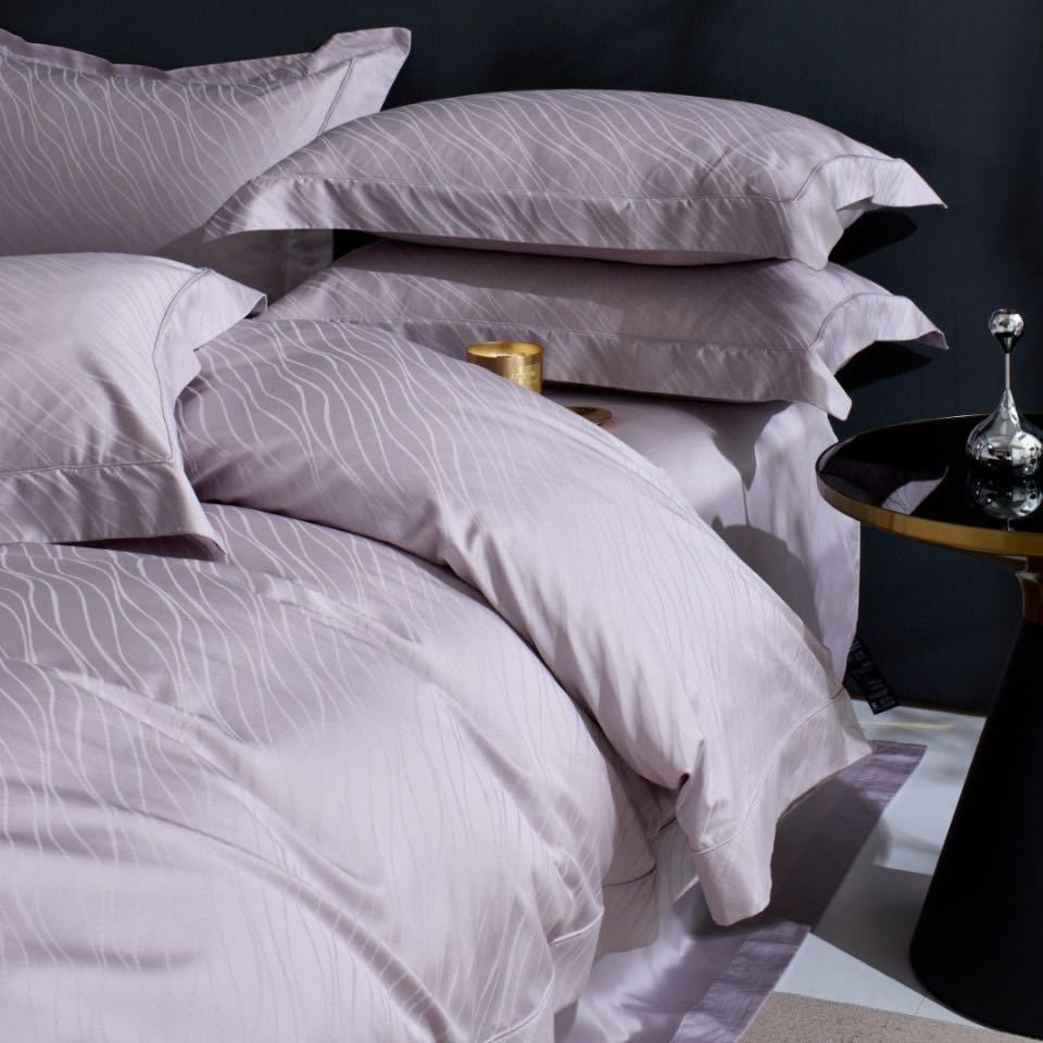 Luxus Baumwoll-Satin Bettwäsche und Kissenbezug Set