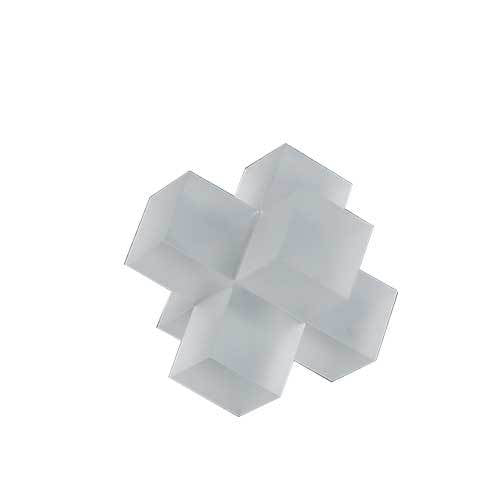 Geometrisches dekoratives skulpturales Mittelstück