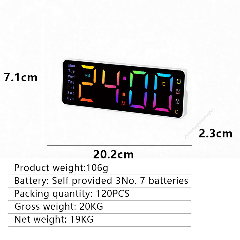 Digitaler Wanduhr Brehn