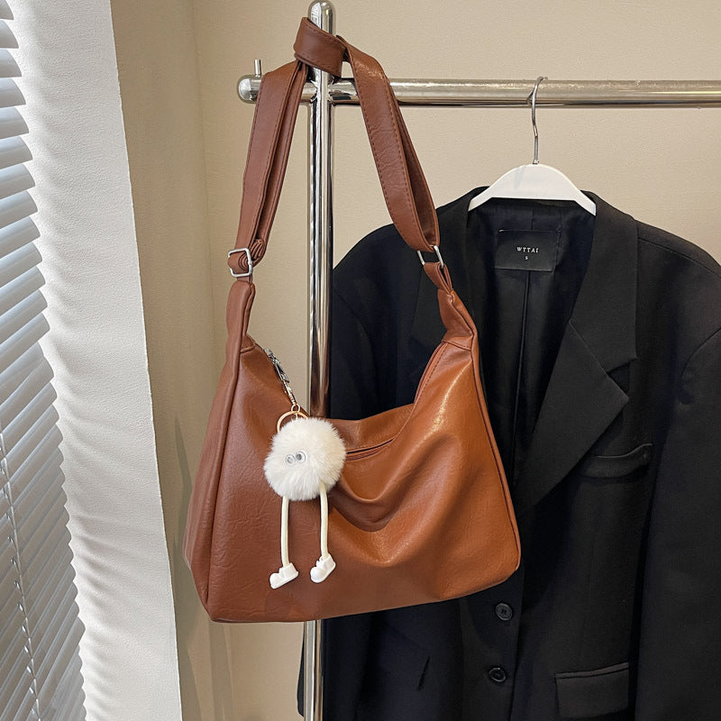 Elegante Schlappe Schultertasche Brehn