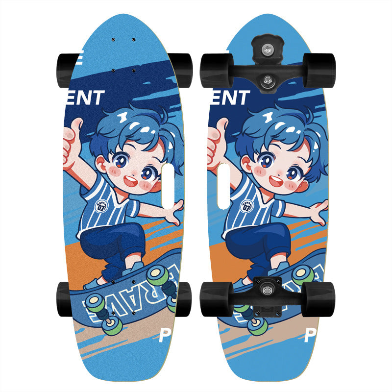 Skateboard mit individuellem Cartoon-Design Brehn